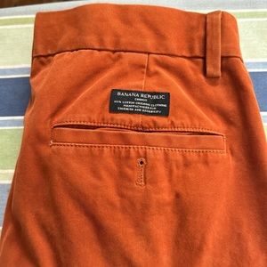 32x30 Burnt orange Banana Republic Chinos